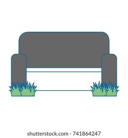 home couch isolated icon