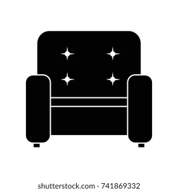 home couch isolated icon