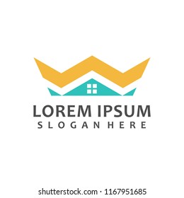 Home crown logo design