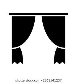home curtain  icon vector logo in flat and trendy style