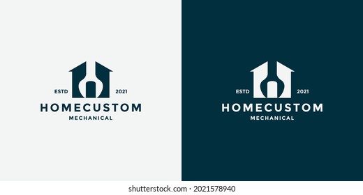 home custom logo design for your mechanic, workshop etc