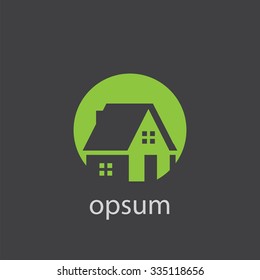 home cut identity template icon design element