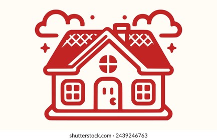 Home cute Vector Art Style