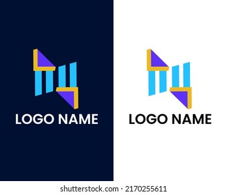 plantilla de diseño de logotipo de datos en casa