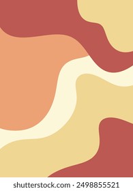 Home decor bohemian artwork, Abstract liquid vector background, 