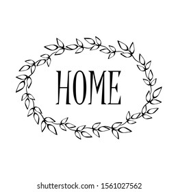 Home decor.  Frame clip art. Rustic design digital  files sayings.  Isolated on transparent background..