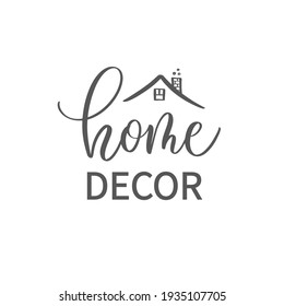 Decoración del hogar - caligrafía a mano y inscripción con letras.