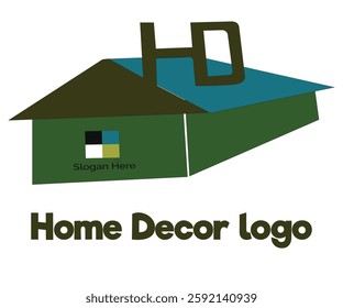 Home decor logo in white background, EPS.