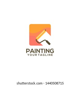 Home decor painting services and repairs of isolated multicolor icons, Concept for home decoration, building, house construction and staining.