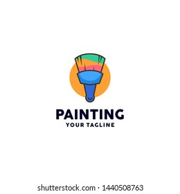 Home decor painting services and repairs of isolated multicolor icons, Concept for home decoration, building, house construction and staining.