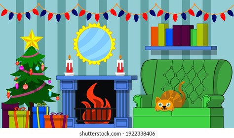
home decoration for the New Year holidays