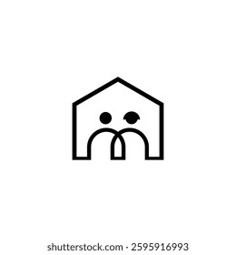 Home decoration studio company vector logo design