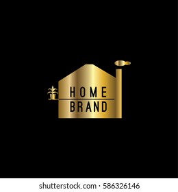 Home decoration vector logo design template