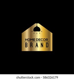 Home decoration vector logo design template