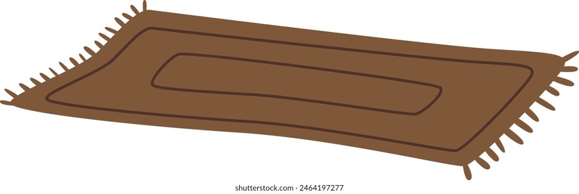 Home Decorative Carpet Vector Illustration