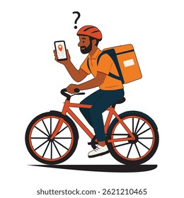 Home Delivery Bike Vector Art bicycle design you can modify as per your choice