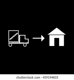 Home delivery icon