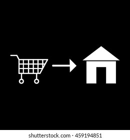 Home delivery icon