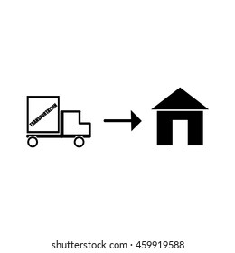 Home delivery icon