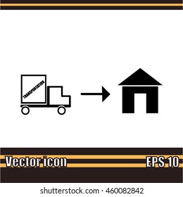 Home delivery icon