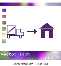 Home delivery icon