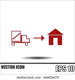 Home delivery icon