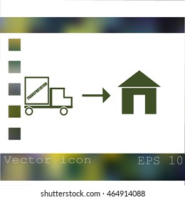Home delivery icon