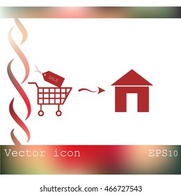 Home delivery icon