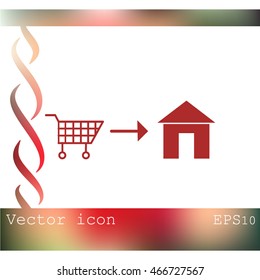 Home delivery icon