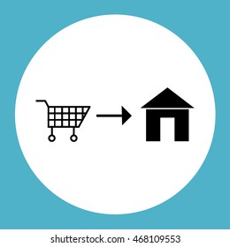 Home delivery icon