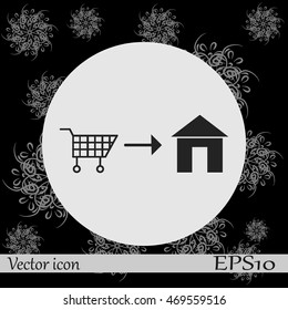 Home delivery icon