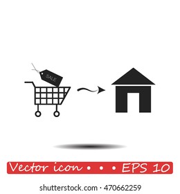 Home delivery icon