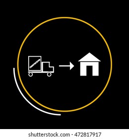 Home delivery icon