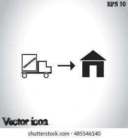 Home delivery icon