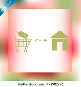 Home delivery icon