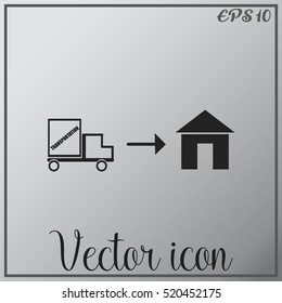 Home delivery icon