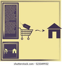 Home delivery icon