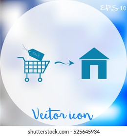 Home delivery icon
