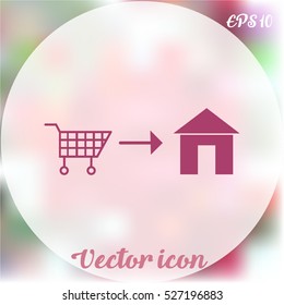 Home delivery icon