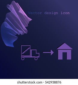 Home delivery icon