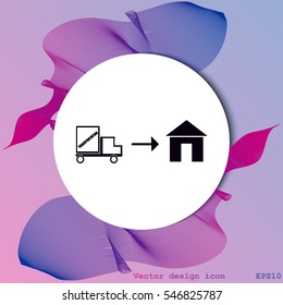 Home delivery icon