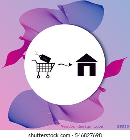 Home delivery icon