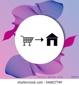 Home delivery icon