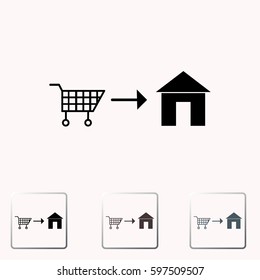 Home delivery icon