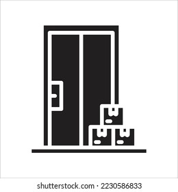 Home delivery icon. Delivery concept. Vector illustration