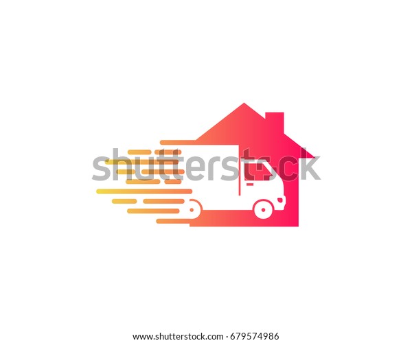 Home Delivery Icon Logo\
Design Element