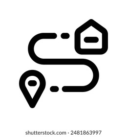 Home Delivery-Symbol. Vektorgrafik-Glyphensymbol für Ihre Website, Ihr Handy, Ihre Präsentation und Ihr Logo-Design.