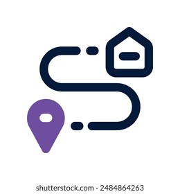 home delivery icon. vector glyphicon for your website, mobile, presentation, and logo design.