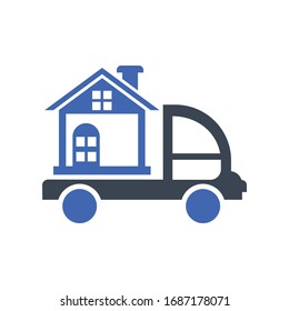 Home Delivery Icon, vector graphics