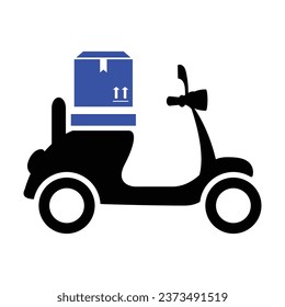 Home Delivery Icon, Vector Graphics